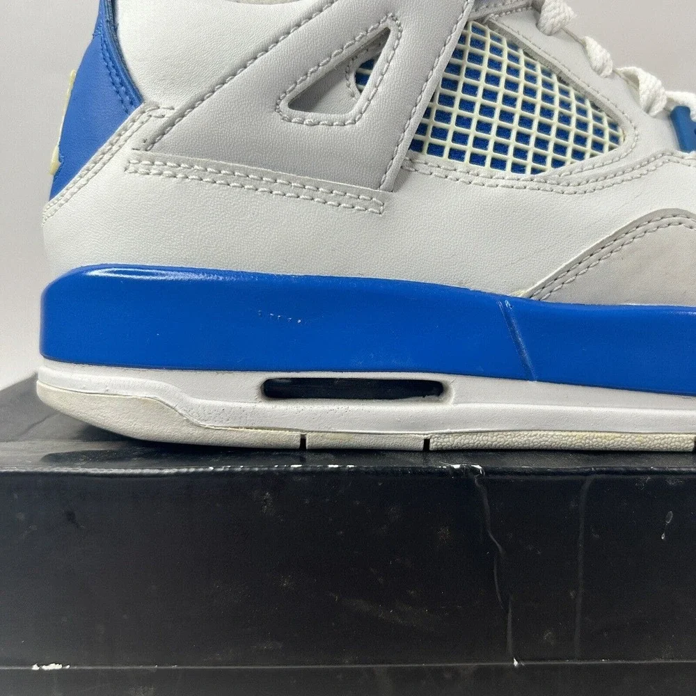 Nike Shoes Air Jordan 4 Retro GS “Military Blue” 2024 - Picture 9 of 10